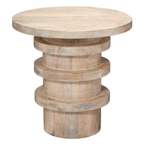 Revolve Wood Side Table