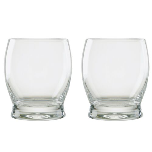 Manhattan Double Old Fashioned Tumblers, Set of 2 Manhattan Double Old Fashioned Tumblers, Set of 2