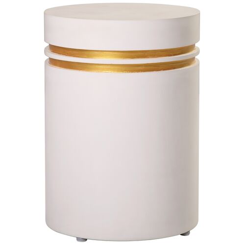 Orly Outdoor Tall Concrete Accent Table