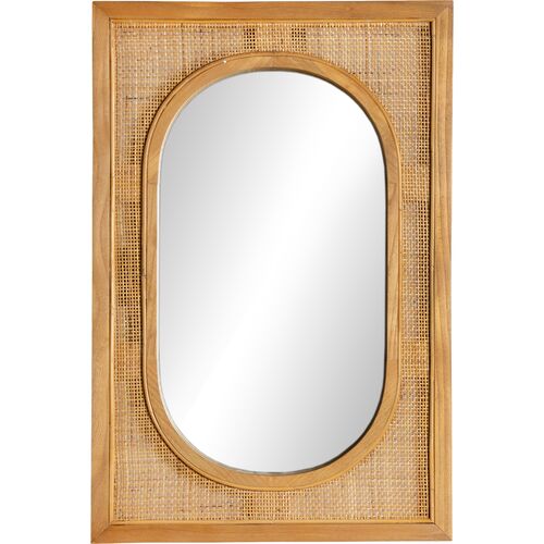Gideon Rattan Wall Mirror~P111116572