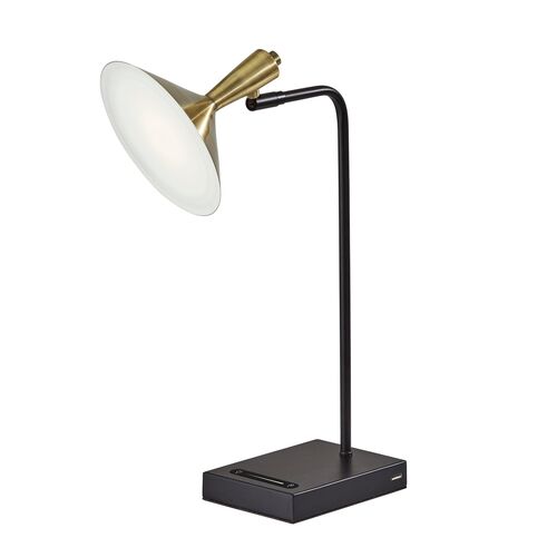Reid Desk Lamp, Black/Brass~P69529903