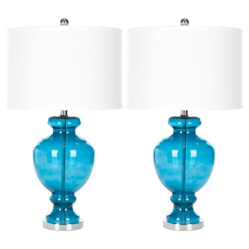 Cecilia Lamp Set, Turquoise~P46316851