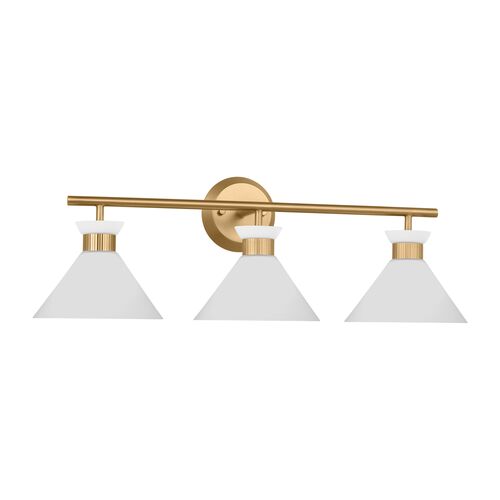 Belcarra Modern 3-Light Bath Vanity Wall Sconce Belcarra Modern 3-Light Bath Vanity Wall Sconce