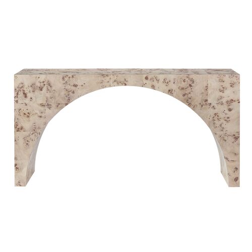 Tranquility Arc Console Table, Mappa Burl~P111111759