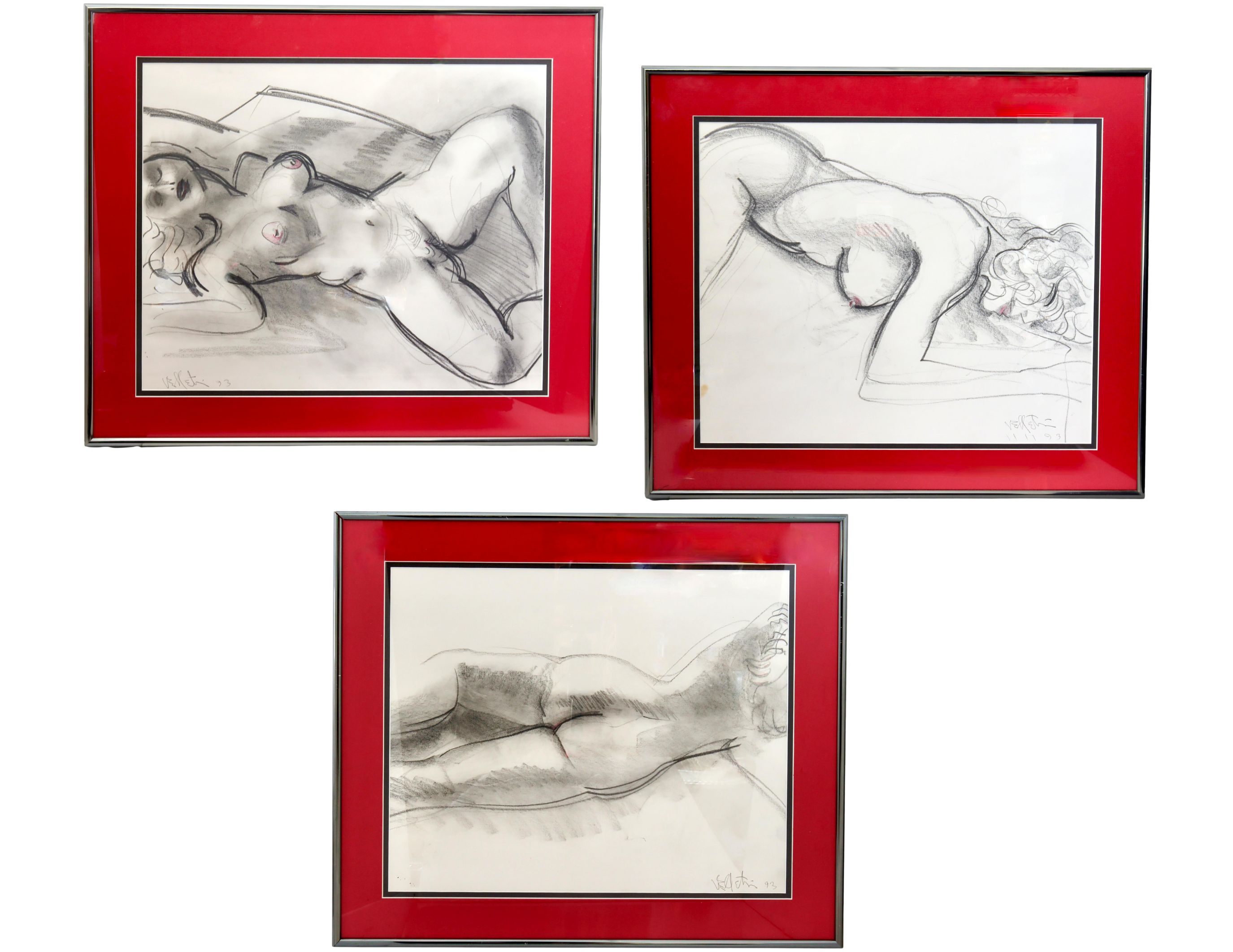 1993 Signed Nude Sketches, s/3~P77669651