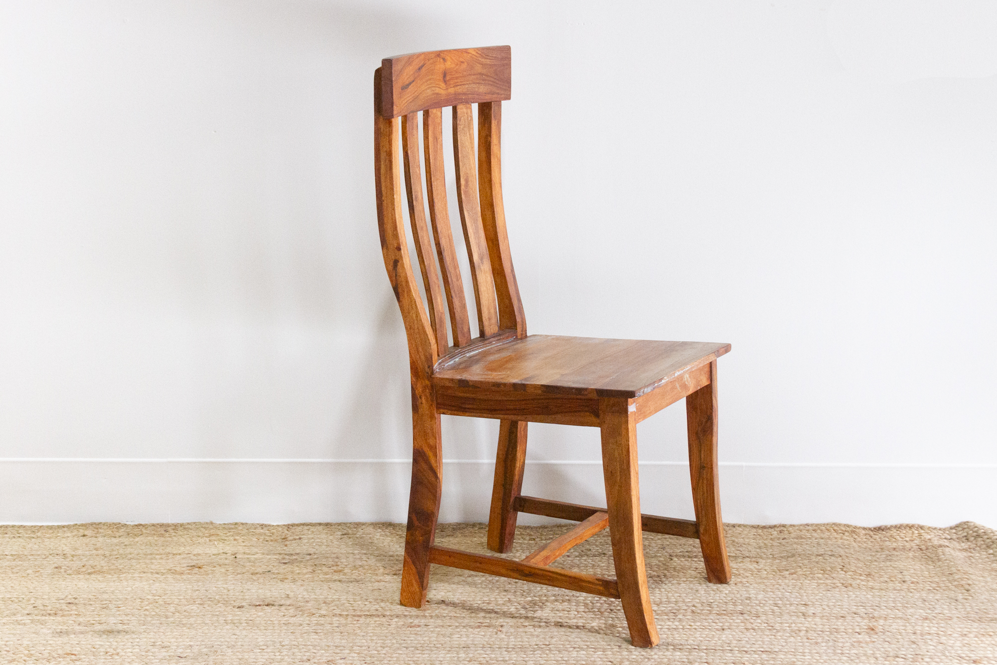 Vintage Light Walnut Finish Chair~P77687004