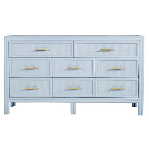 Bermuda Rattan 8-Drawer Dresser