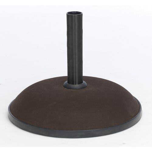Stained Concrete Outdoor Umbrella Base, Tuscan Brown