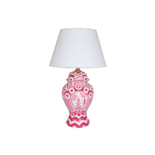 Summer Palace Table Lamp, Pink~P77044055