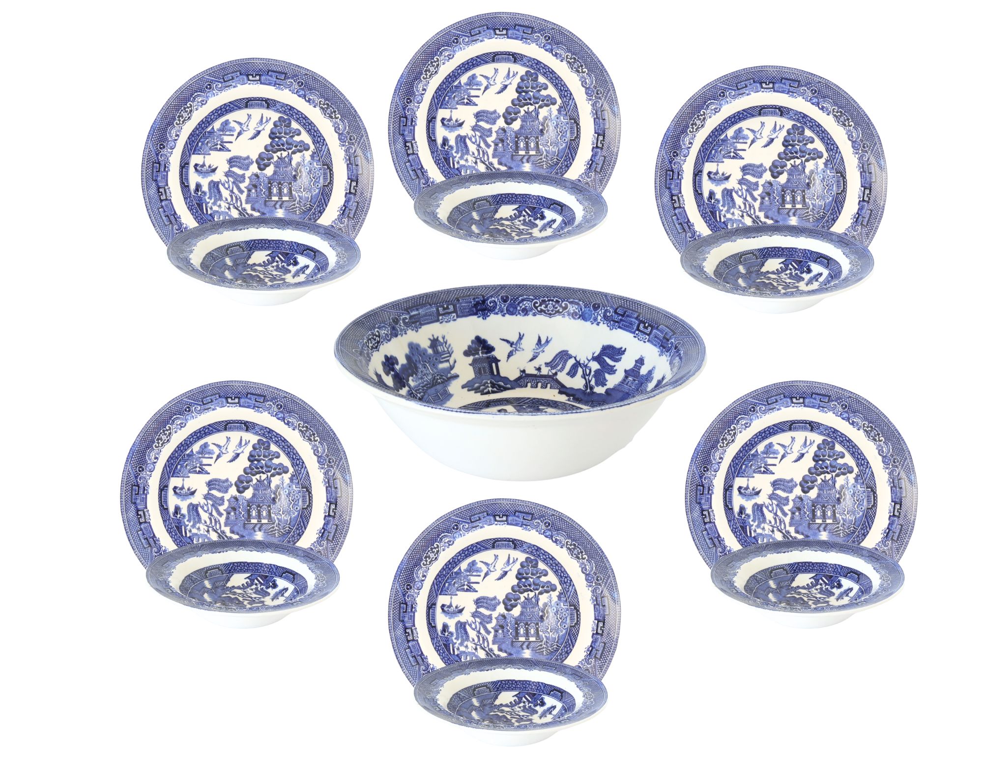 English Willow Dessert/Breakfast Set~P77731475