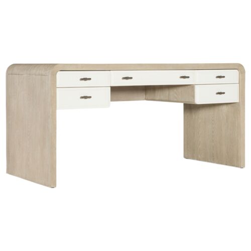 Brixton Writing Desk, Pebble/Ivory