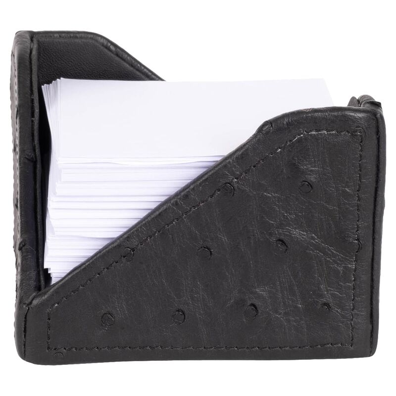 Ostrich Leather Paperholder Black, Ostrich Leather Furniture South Africa