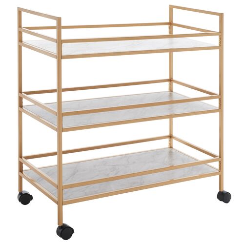 Torinis 3-Tier Bar Cart