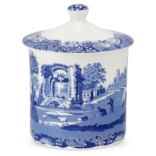 Blue Italian Storage Jar~P77559493