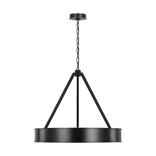 Leonard Chandelier, Aged Iron Leonard Chandelier, Aged Iron