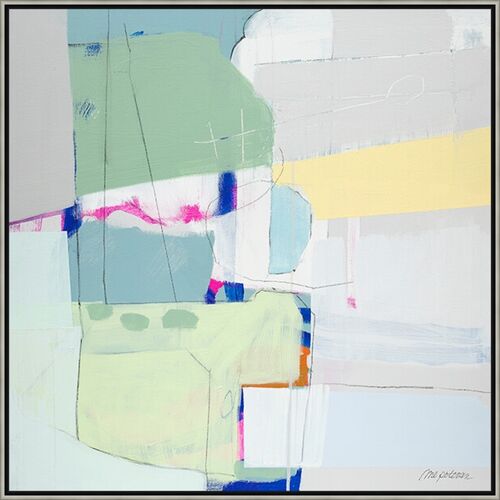 Rockpile II 41.5" x 41.5" Painting By Mary Elizabeth Marvin Rockpile II 41.5" x 41.5" Painting By Mary Elizabeth Marvin