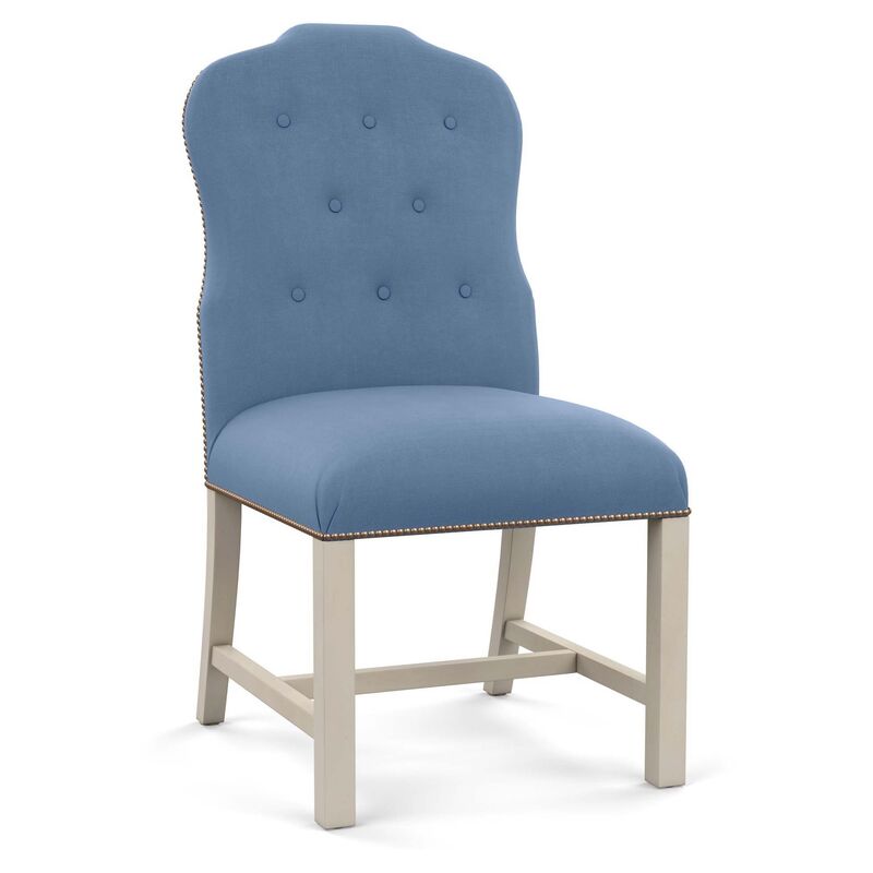 Jack Side Chair, Cornflower Linen