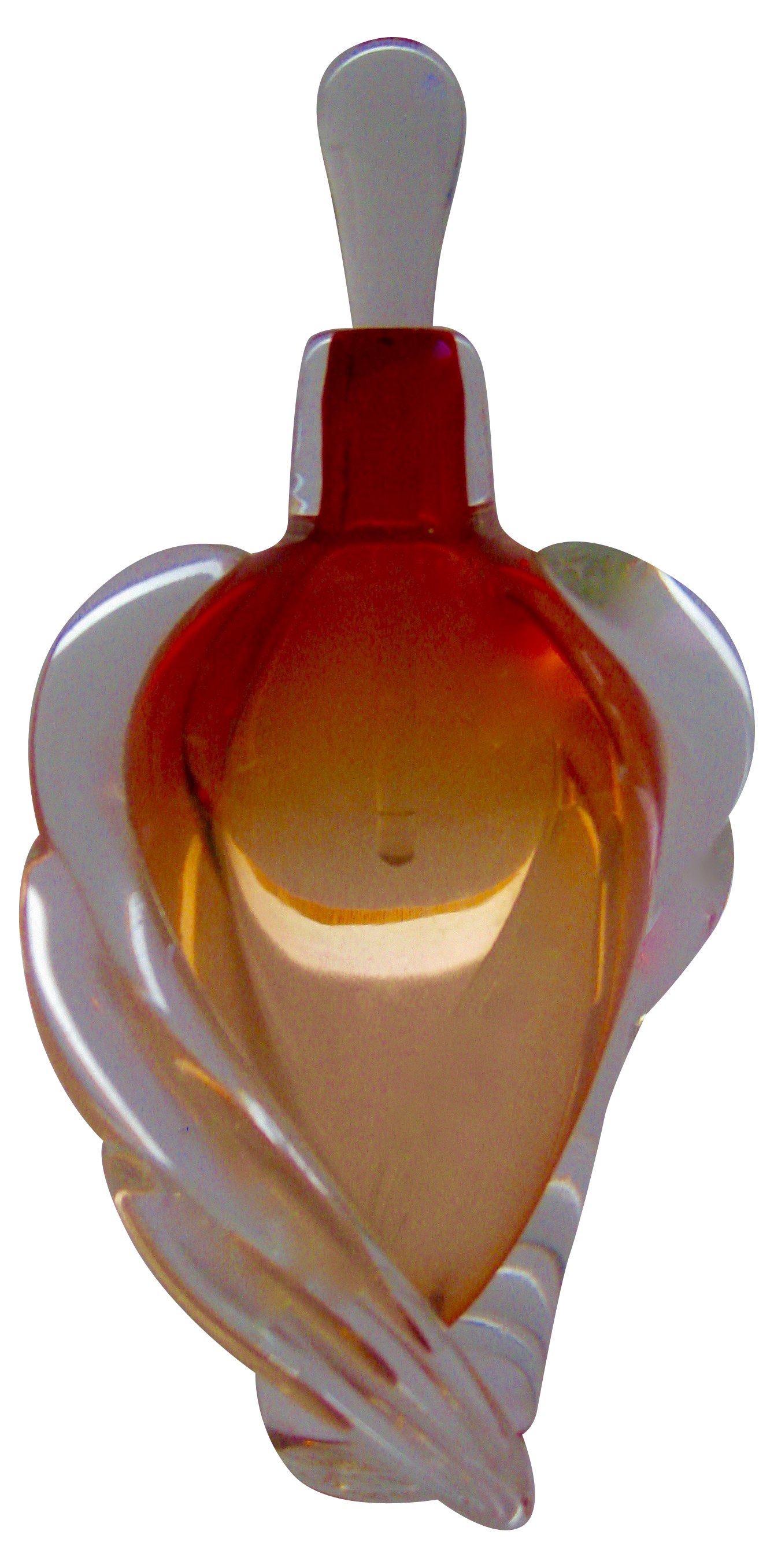 Hand-Blown Art Deco Glass Perfume Bottle~P77427375
