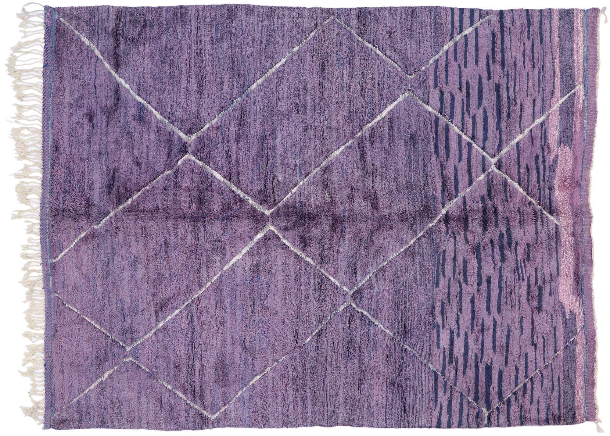 Purple Abstract Moroccan Rug, 9'2 x 11'8~P77672080