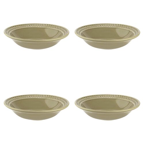 S/4 Botanic Garden Harmony Pasta Bowls, Green S/4 Botanic Garden Harmony Pasta Bowls, Green~P77559768