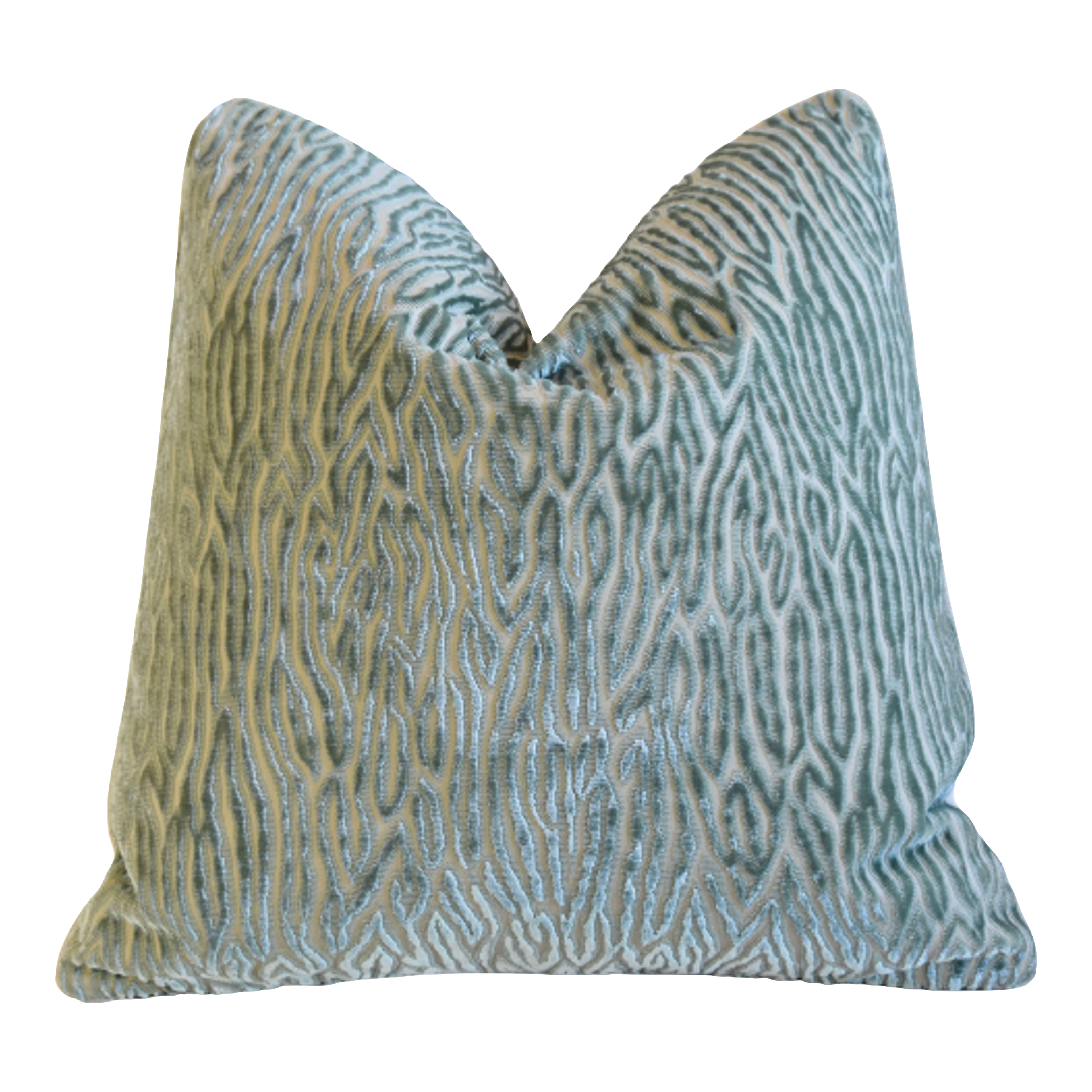 Scalamandre Abstract Cut Velvet Pillow~P77667775