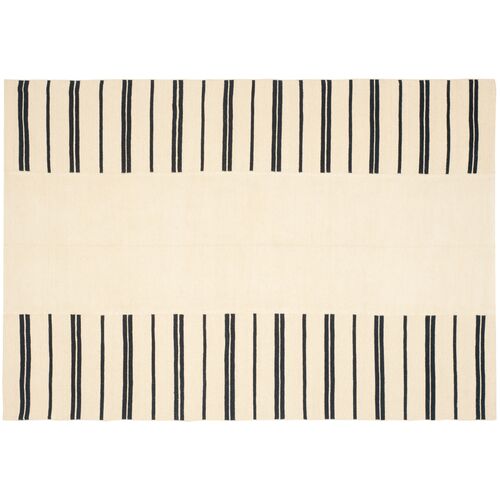 Brett Stripe Patch Hand Woven Rug Brett Stripe Patch Hand Woven Rug