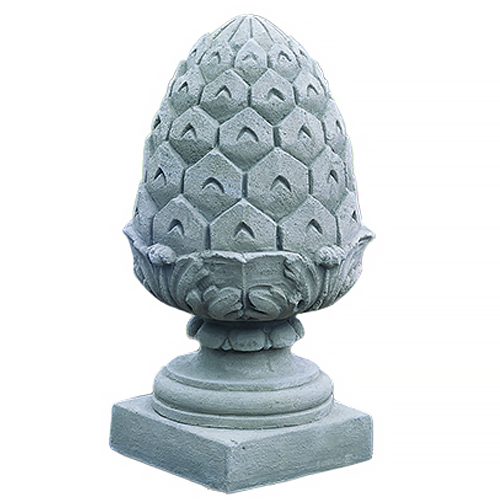 18" Longwood Pineapple Finial, Verde 18" Longwood Pineapple Finial, Verde
