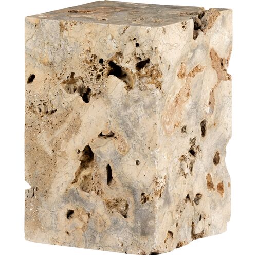 Mathis End Table, Travertine~P77650332