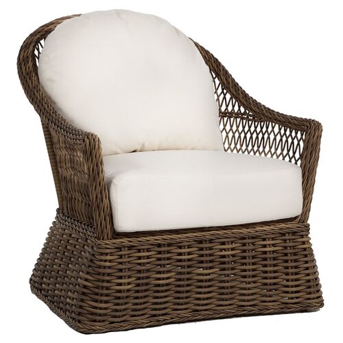 Soho Outdoor Lounge Chair, Raffia~P77578981