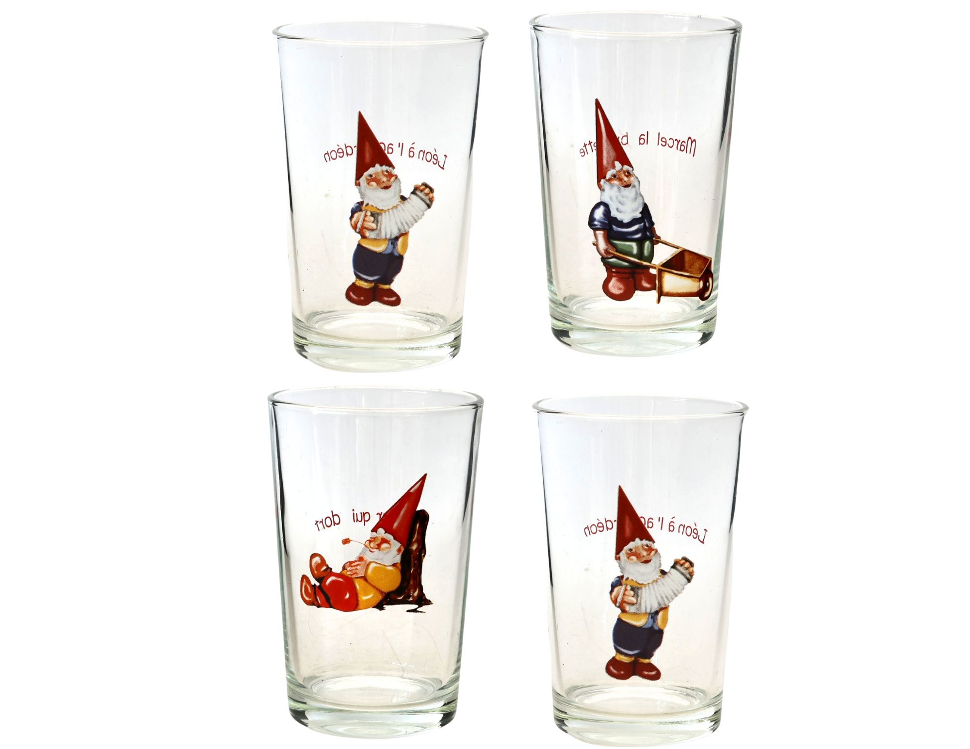 French Gnome Juice Glasses, s/4~P77716560