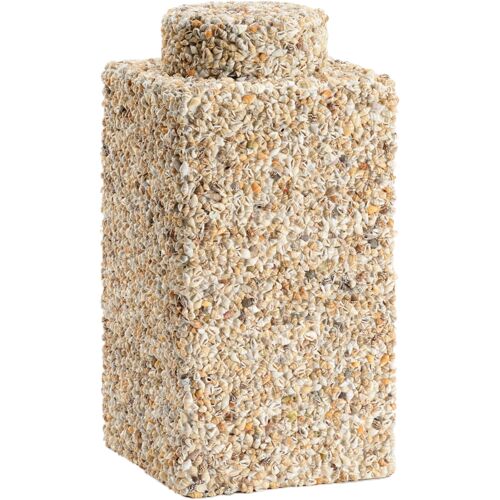 Tea Shell Caddy, Tan