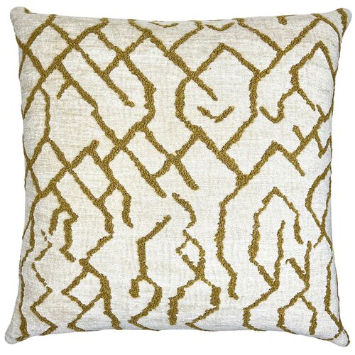 Ezra 22x22 Pillow, Grain