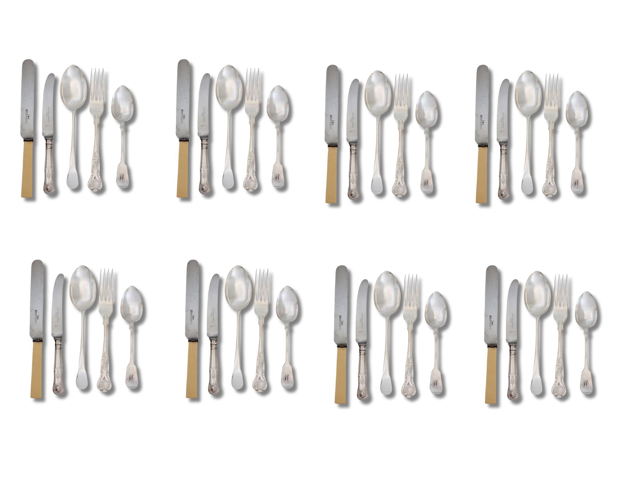 Mixed Englsih Flatware w/ Service for 8~P77719145