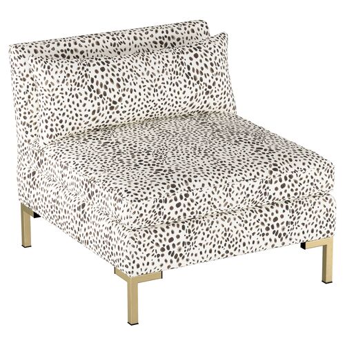 Marceau Slipper Chair, Cheetah~P77472230