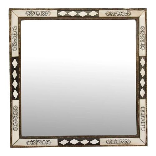 20th Century Moroccan Inlaid Mirror~P77738194