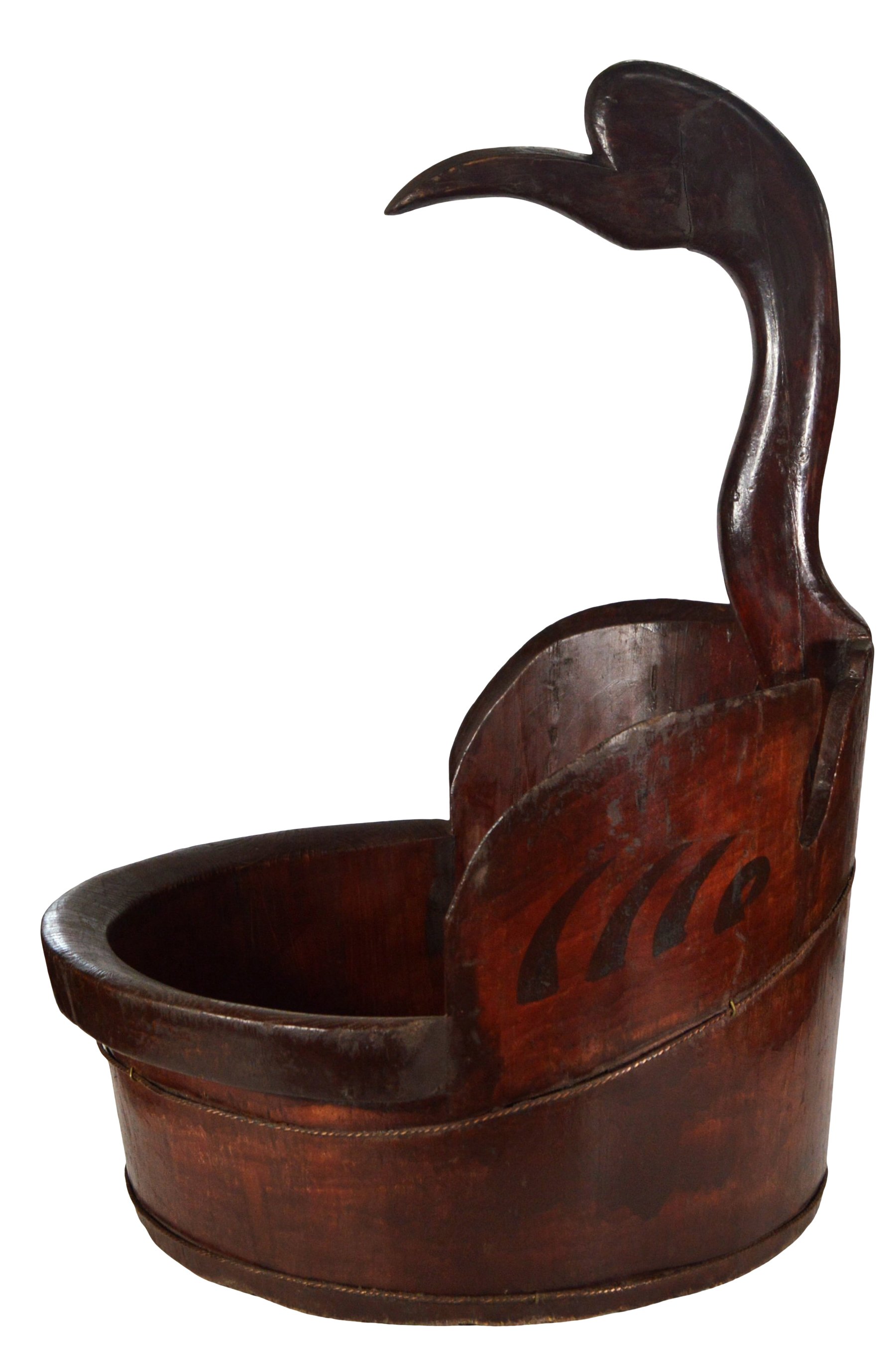 Handmade Brown Duck Bucket~P77378868