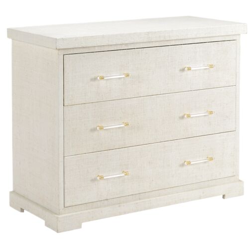 Clifton Raffia 3-Drawer Chest