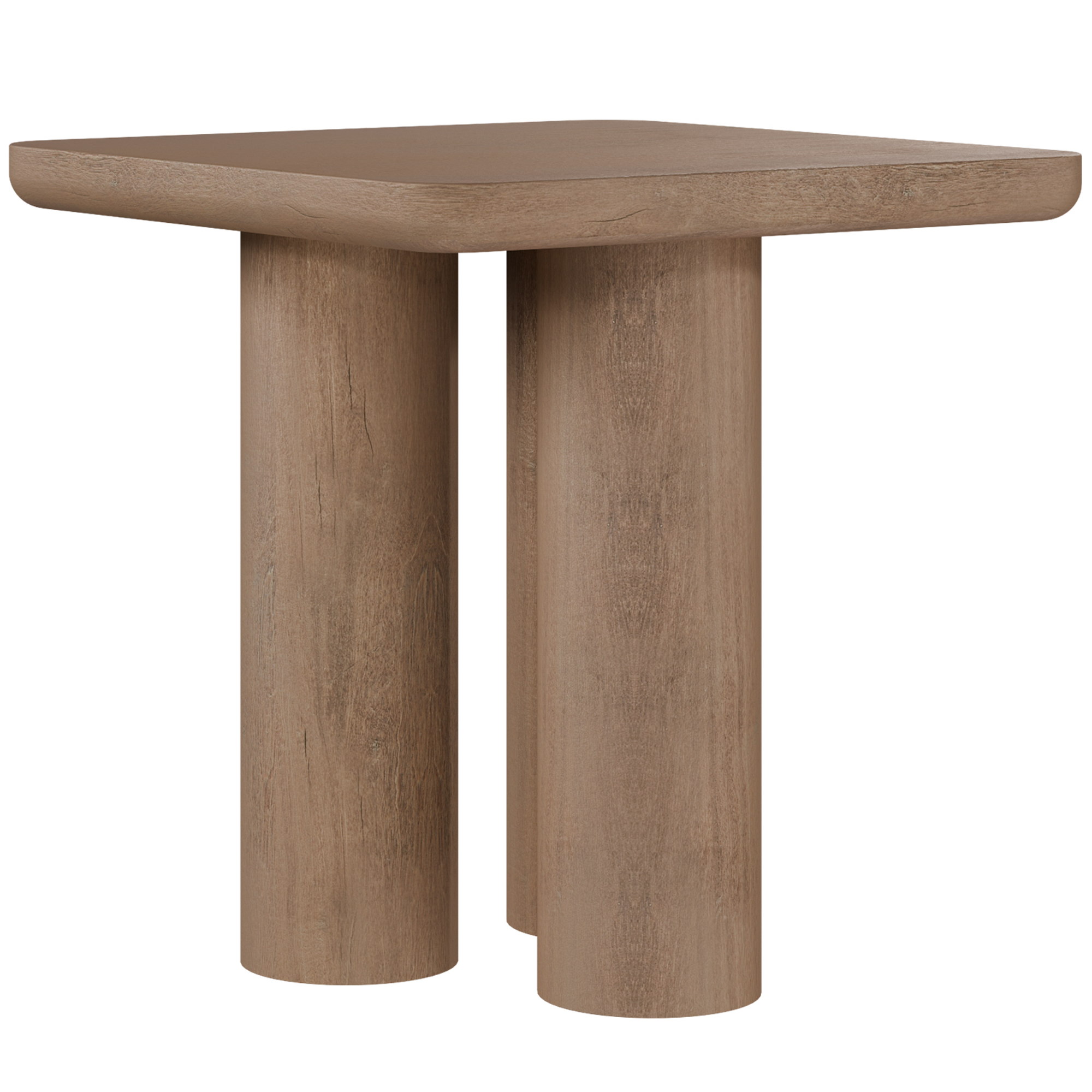 Antibes End Table, Warm Oak