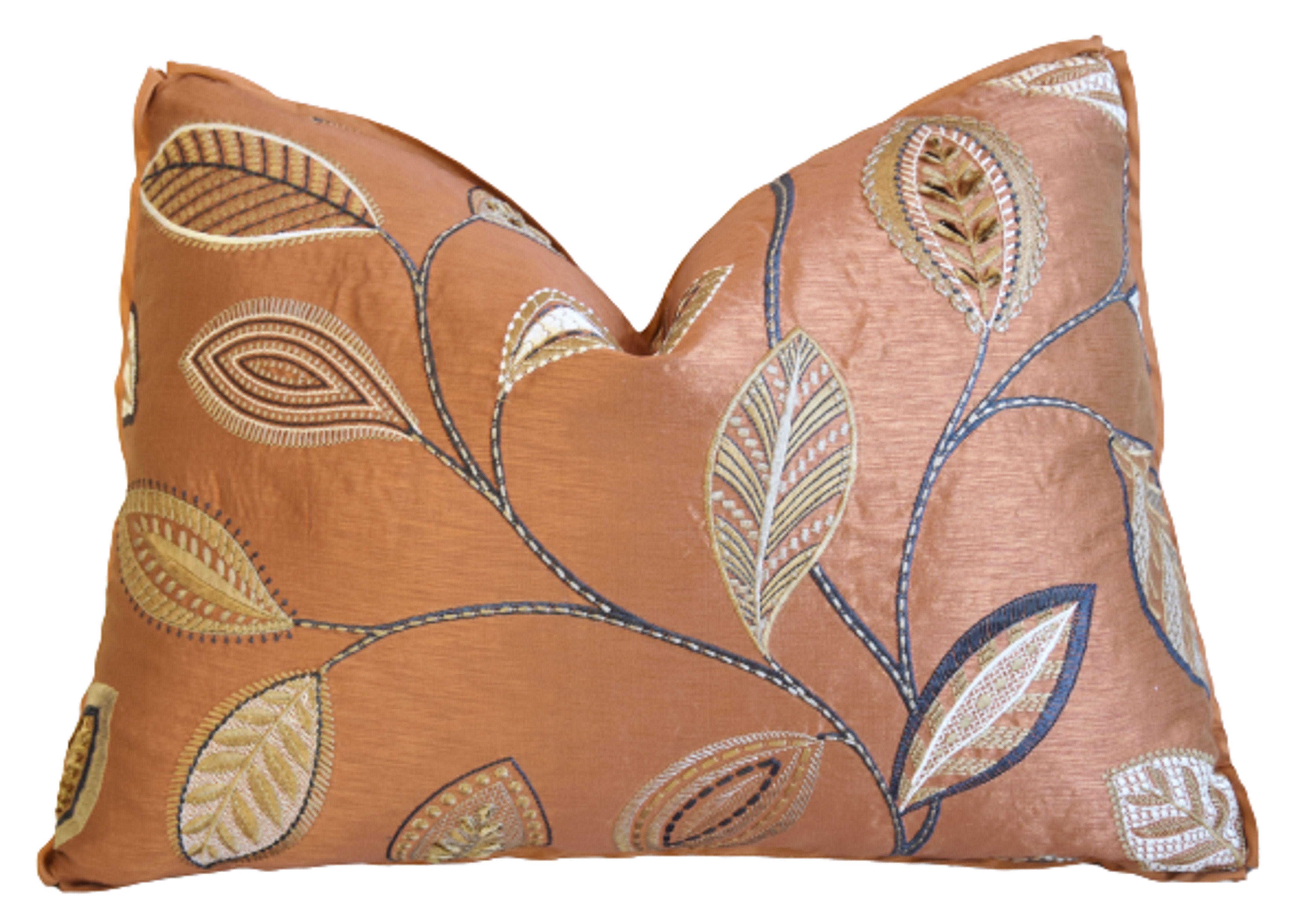 Clarence House Botanical Fabric Pillow~P77658886