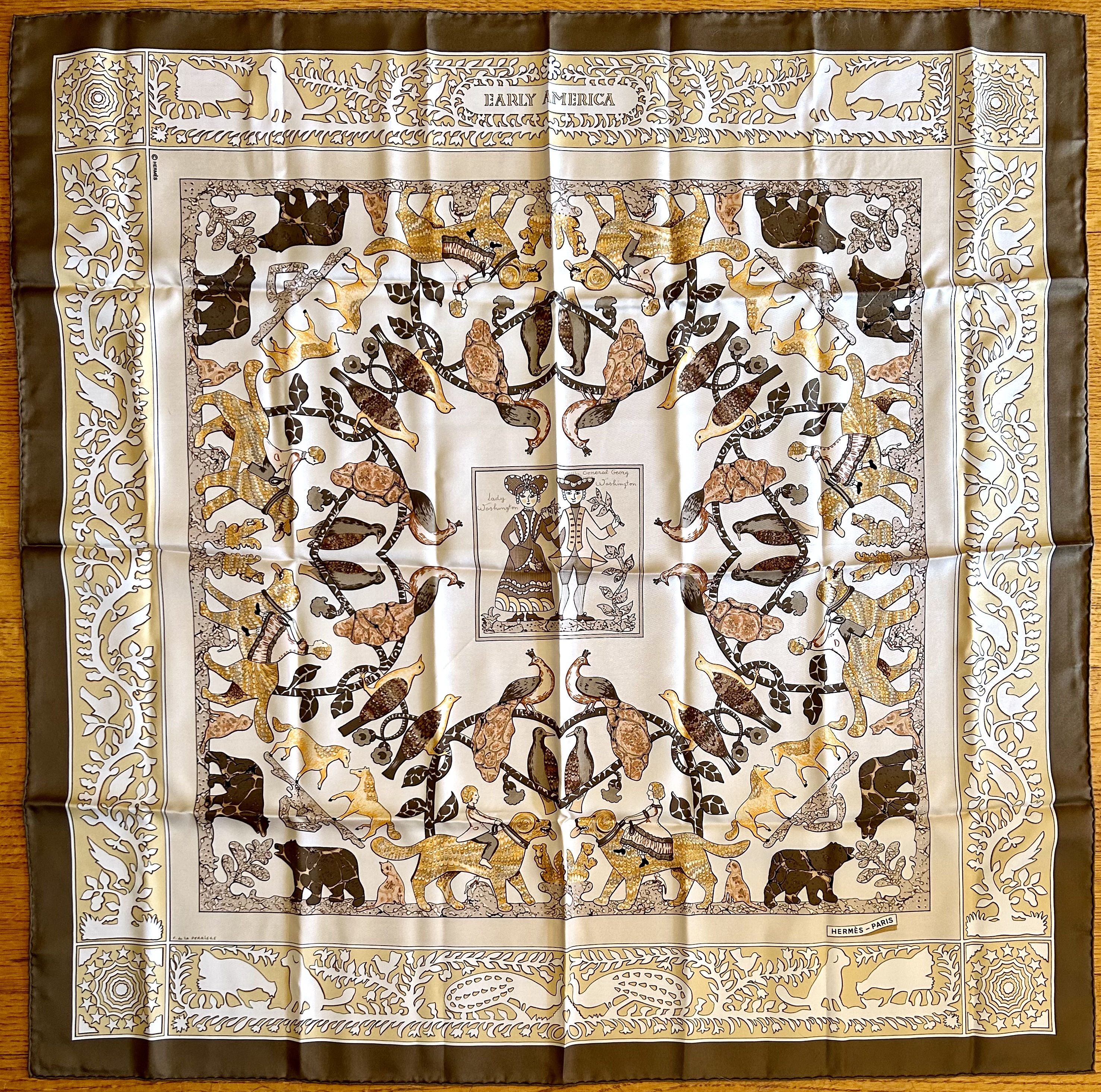 Hermès Early America Scarf~P77702126