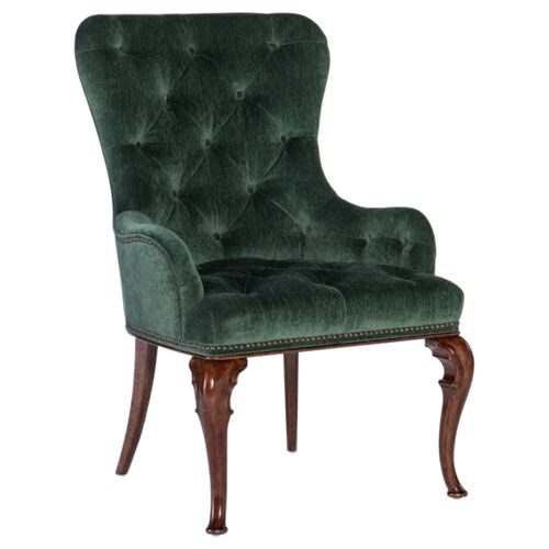 Charleston Chenile Host Chair, Maraschino Cherry