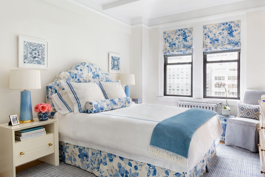 “I always tell clients one of the best things you can do to elevate your bedroom is custom bedding. It completes the bedroom’s decorations, and no one ever regrets it,” Libby says.

