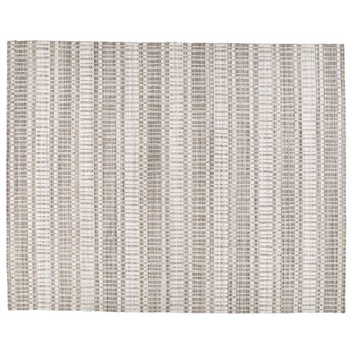 Hawthorne Hand-Knotted Rug, Gray/Ivory~P77429512