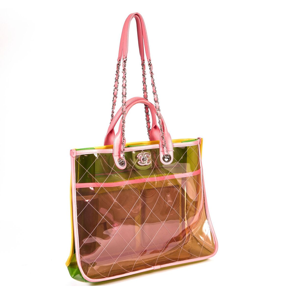 Chanel Transparent Coco Colorful Bag - Vintage Lux - Green