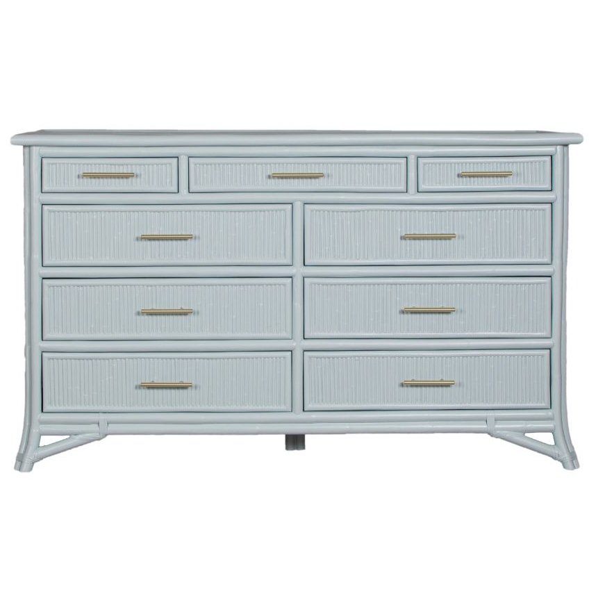 blue wicker dresser Islamorada Rattan Navy Dresser