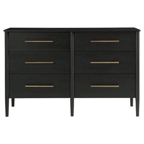 Langley 6-Drawer Dresser, Licorice~P77508717