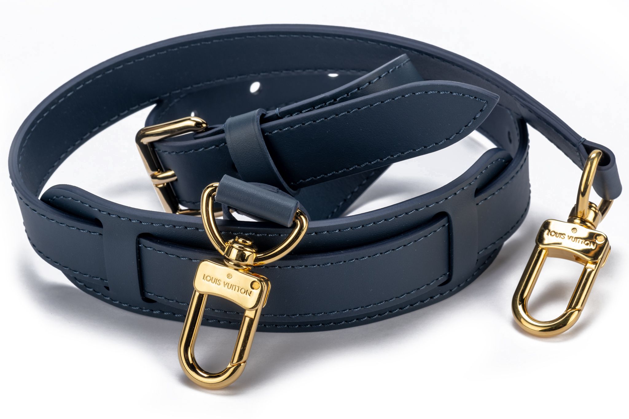 Louis Vuitton Leather Adjustable Bandouliere Strap - Black Bag