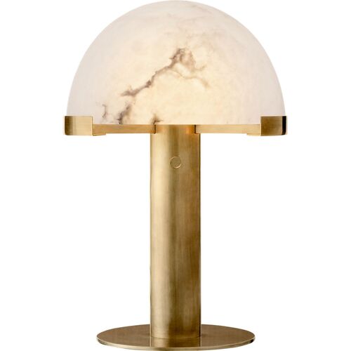 Melange Alabaster Desk Lamp