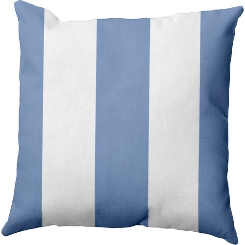 Awning-Stripe Outdoor Pillow, Blue~P77226537