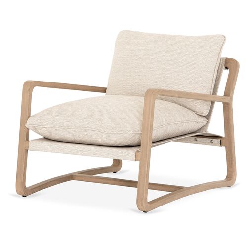 Weston Outdoor Chair, Washed Brown~P77567096